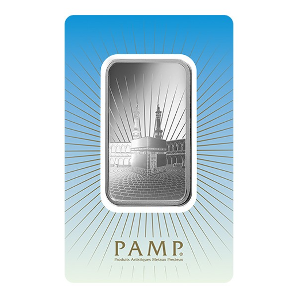 1oz Silver Bar | PAMP 'Faith' Ka 'Bah Mecca